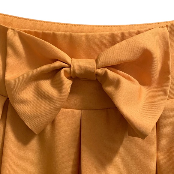 COPY - Charles Richards Women’s Pleated Skirt Mustard/Yellow Color Size XL - Picture 3 of 6